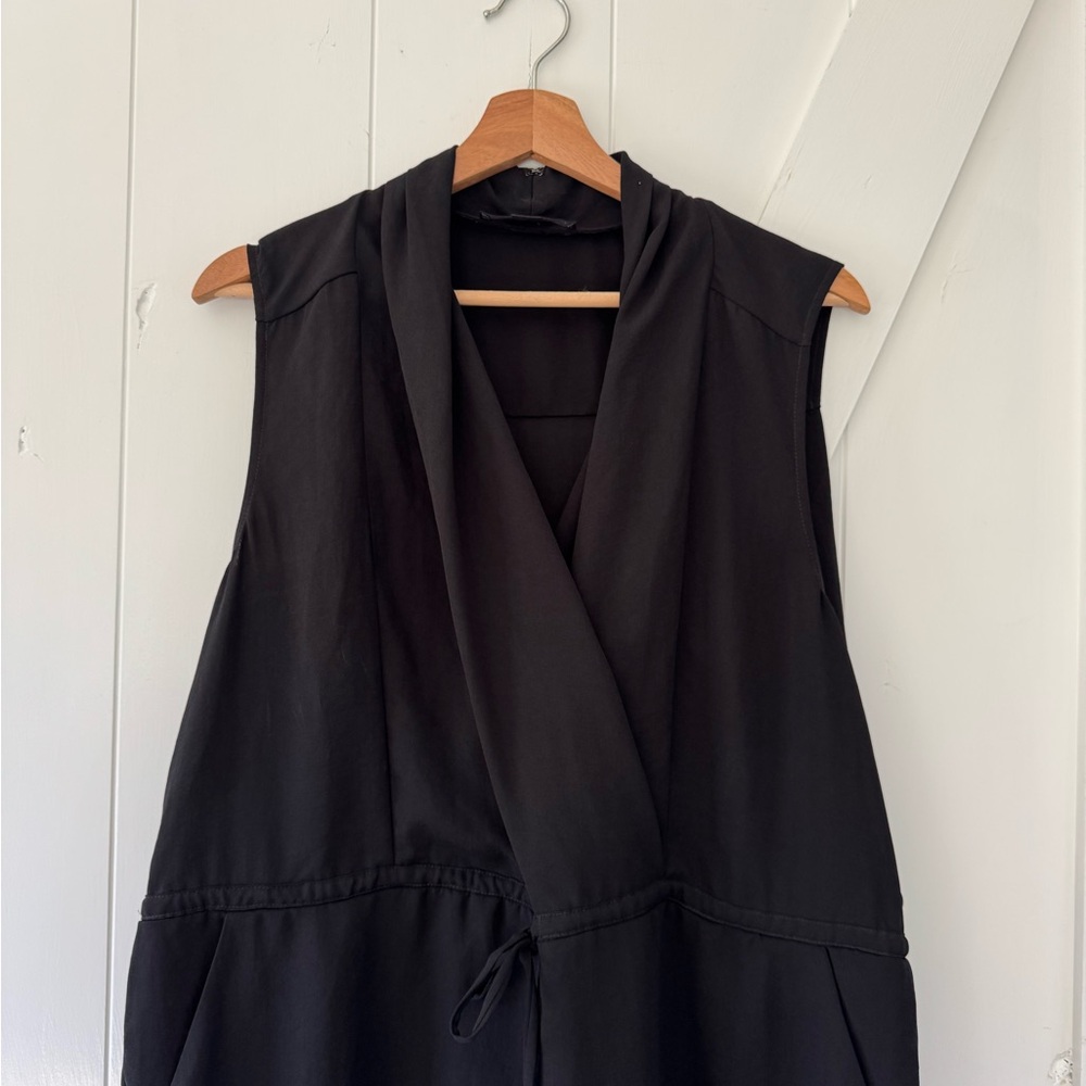 All Saints Black Cassie Sleeveless Romper - Picture 2 of 8